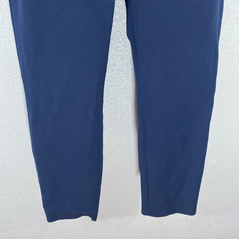 White House Black Market Navy Blue The Slim Ankle Pants 4S 4 Short